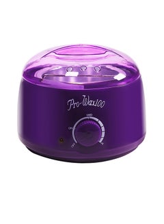 Buy Hair Removal Depilatory Wax Heater Warmer Pot Purple 18.5 x 18.5 x 15centimeter in Saudi Arabia