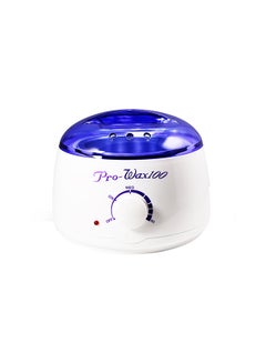 Buy Hair Removal Depilatory Wax Heater Warmer Pot Blue/White 18.5 x 18.5 x 15centimeter in Saudi Arabia