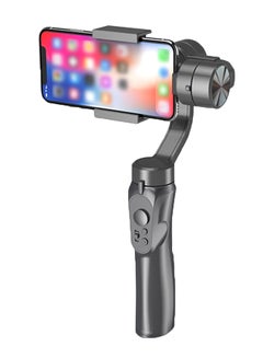 Buy 3-Axes Selfie Stick Stabilizer Smartphone Handheld Gimbal Mount Grey in UAE