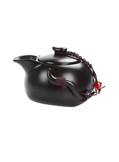 Buy 5-Piece Teapot Set Black 9x6.5cm in Saudi Arabia