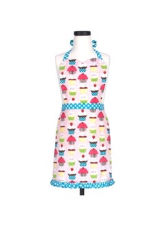 Buy Printed Cotton Apron pink/Blue/Green in Egypt