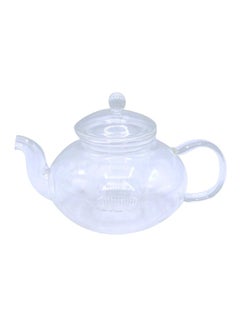 اشتري إبريق شاي زجاجي مقاوم للحرارة شفاف في السعودية