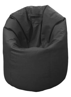 Buy PU Leather Bean Bag Black in UAE