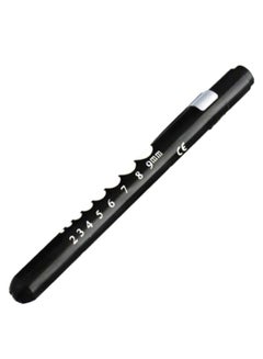 Buy Mini Pen Shape LED Flashlight Black/Silver in Saudi Arabia