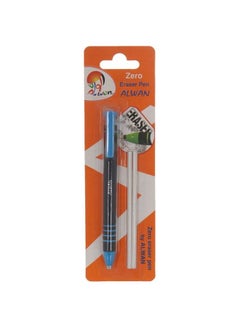 Buy 3-Piece Zero Eraser Pen Set Black/Blue/White in Egypt