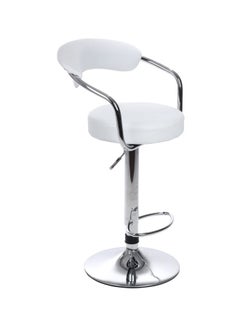 Buy Label Bar Stool White/Silver in Saudi Arabia