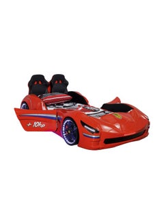 Buy Ferrari Car Shaped Bed Red/Blue/White 90 x 190cm in UAE