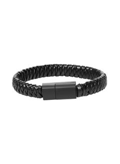 Buy Creative Braiding Bracelet Data Cable Type-C Interface Black in Saudi Arabia