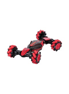 Buy Rc Stunt All-Terrain Double-Sided Car Metal Red Color 4+ Years Remote Control in Saudi Arabia