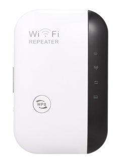 Buy 300Mbps Wifi Wireless Range Repeater White/Black in Saudi Arabia