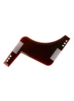 Buy Beard Shaper Comb Tool Brown 2x4x2.8inch in Egypt