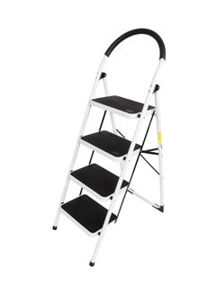 Buy 4 Step Heavy Duty Ladder White/Black in UAE