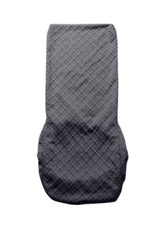 Buy Stretchable Dining Chair Slipcover Deep Gray 12X1X12centimeter in Saudi Arabia