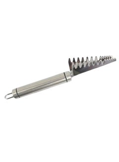 Buy Fast Remove Fish Scale Cleaning Peeler Silver in Saudi Arabia