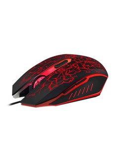 Buy GM02 USB Optical Mouse Black/Red in UAE