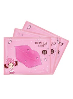 Buy 5-Piece Lip Plumper Collagen Nourishing Lip Mask Set Pink in UAE