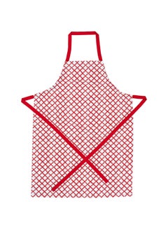 Buy Vinterfest Patterned Apron Red/White 97cm in Egypt