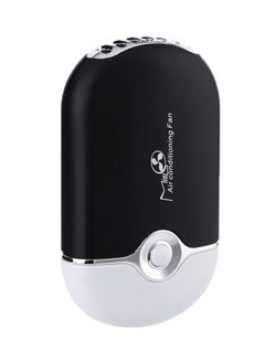 Buy USB Mini Fan Air Conditioning Blower For Eyelash Extension Black/White in UAE