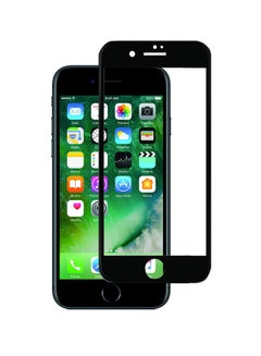 Buy 5D Glass Screen Protector For iPhone7 Plus Black/Clear in UAE