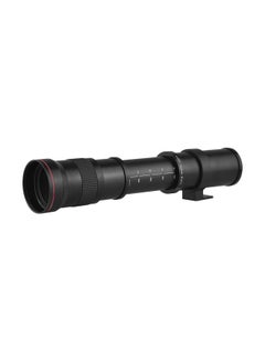 اشتري 420-800mm Telephoto Lens With AF Mount Adapter Ring For Nikon DSLR Camera أسود في الامارات