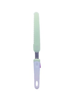 Buy Plastic Cake Knife Green/White 33cm in Saudi Arabia