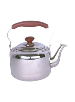 Buy Stainless Steel Tea Pot Silver 3Liters in Saudi Arabia