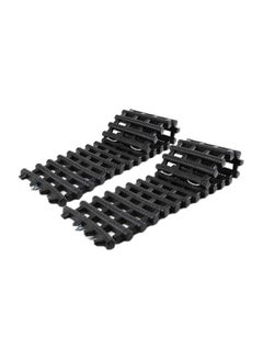 Buy 2-Piece Foldable Plastic Recovery Track For Car in UAE