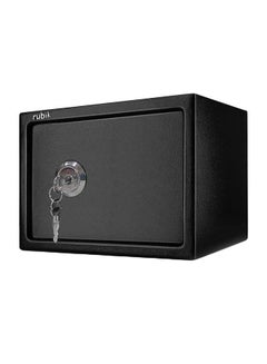 Buy Simple Security Safe Box With Key Black 25 x 35 x 25centimeter in UAE