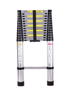 Buy Portable Multi-Use Extension Telescopic Ladder Silver 3.8meter in UAE