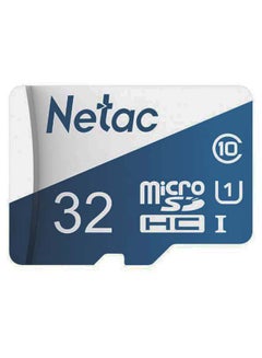 اشتري MicroSDHC Class 10 TF Flash Memory Card 32غيغابايت أزرق / أبيض في السعودية