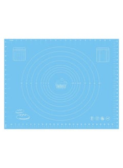 Buy Reusable Pastry Rolling Non-Stick Baking Mat Blue/White 50 x 40centimeter in Egypt