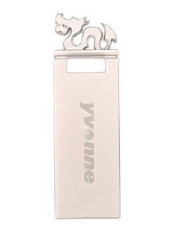 اشتري فلاش درايف بتصميم رفيع ومنفذ USB مزين بشكل تنين C6724-64-1 ذهبي في السعودية