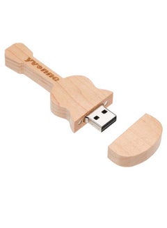 Buy Guitar Shaped USB Flash Drive C6714-32-1 Beige/Silver in Saudi Arabia