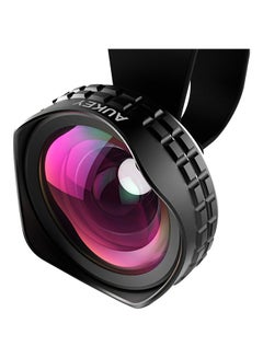 Buy Optic Pro Lens 110 degree Wide Angle Clip-on Cell Phone Camera Lens Black in Saudi Arabia