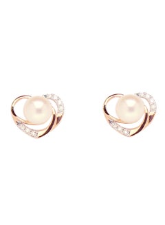 Joyalukkas 18K Gold Pearl Earring Set 