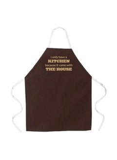 Buy Adjustable Kitchen Apron Brown in Egypt