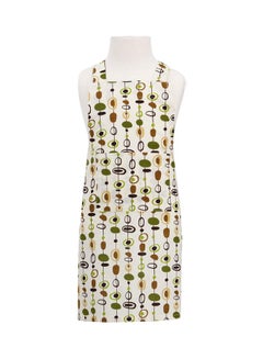 Buy Skewered Design Andy Apron White/Green/Brown in Egypt