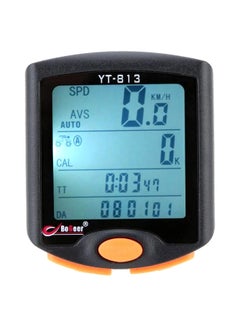 Buy Wireless Bike Cycling Digital Computer Odometer Speedometer Stopwatch in Saudi Arabia