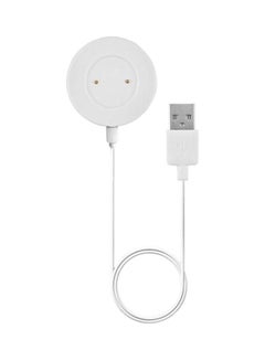 Buy Charger Dock With USB Cable For Huawei Watch GT White in UAE