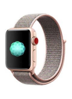 Buy Replacement Band For Apple Watch Series 1/2/3/4 42mm/44mm Pink Sand in Saudi Arabia