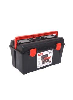 Buy 18-Inch Heavy Duty Tool Box Red/Black 44.5X23.5X23centimeter in UAE