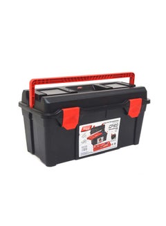 Buy 23-Inch Heavy Duty Tool Box Red/Black 58X28.5X29centimeter in UAE