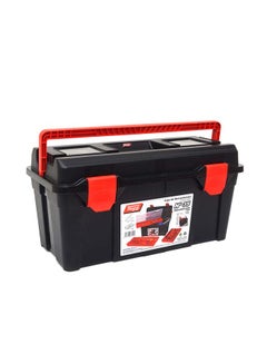 Buy 23-Inch Heavy Duty Tool Box Red/Black 58X28.5X29centimeter in UAE