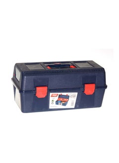 Buy Plastic Tool Box Blue/Red 35.6X18.4X16.3cm in UAE