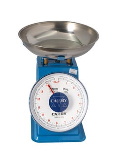 Buy Measuring Scale Blue/Silver/White 15kg in Saudi Arabia