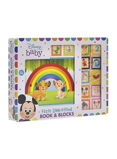 Buy Disney Baby: First Look And Find Book & Blocks Hardcover English by Wage, Erin Rose - 01 April 2020 in Egypt