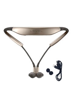Buy Level U Wireless Bluetooth Neck Headsets Collar Noise Cancelling Headphone Gold in UAE