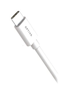 Buy Type-C To USB-A Data Sync Charging Cable White in UAE