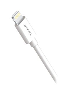 Buy Lightning To USB-A Data Sync Charging Cable White in UAE