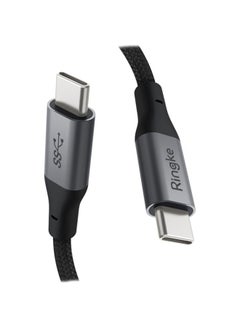 Buy USB Type C To C Data Sync Charging Cable Black in Egypt